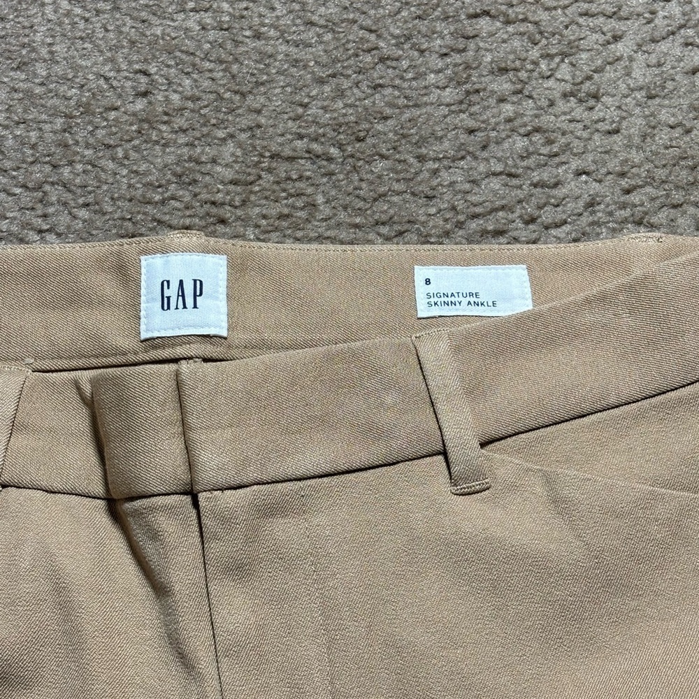 Gap Signature Ankle Skinny Khaki Pants Womens Size 8 NWT - Picture 3 of 4